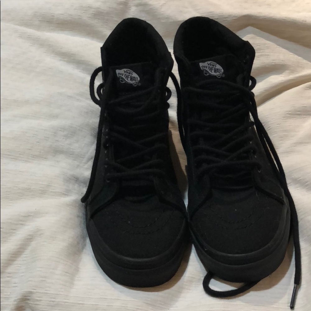Black high top vans